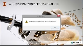 vba failed to initialize properly inventor 2020 [upl. by Uol]