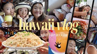 Hawaii vlog  what i ate in oahu [upl. by Adohr]