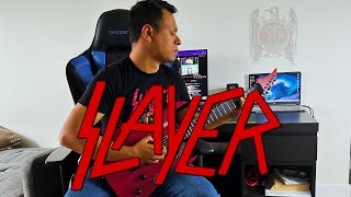 Slayer  Delusions of Saviour  Repentless guitar cover  Solar A 26TBR [upl. by Enyamrahc626]