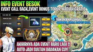 🔥FREE FIRE  BOCORAN EVENT GRATIS BESOKEVENT DIAMOND GRATISEVENT BONUS TOPUP TERBARU  FREE FIRE [upl. by Steel]