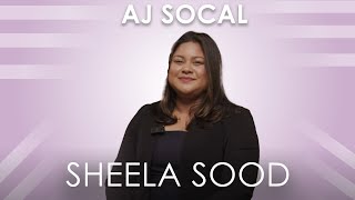 Interview with Sheela M Sood  AJ SOCAL [upl. by Snyder]