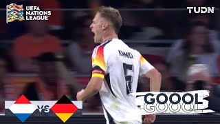 ¡VOLTERETA 🔥 Ya lo gana Alemania Países Bajos 12 Alemania  UEFA Nations League 2024  TUDN [upl. by Narbig]