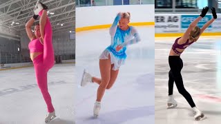 Best Ice Skating TikTok Compilation of February 2024 figureskating [upl. by Aredna]