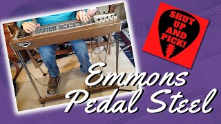 Emmons Pedal Steel Demo  60’s GS10 Student Model [upl. by Aicnatsnoc]