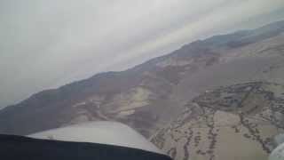 VFR into Furnace Creek CA L06  20 Jan 2015 [upl. by Linc]