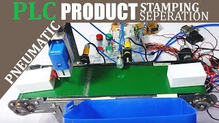 Automatic Stamping Labeling Machine using PLC [upl. by Parris10]