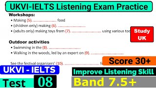 UKVI IELTS Listening Practice Test 2024 With Answers  Test  8 [upl. by Barbaresi]