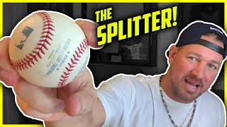 HOW TO THROW A SPLIT FINGER FASTBALL Baseball Pitching Grips The Split Finger Pitch [upl. by Tanberg]