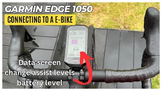 Connecting a Garmin edge 1050 to a ebike [upl. by Ramsdell]