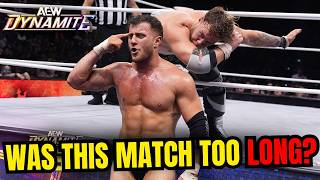 AEW Dynamite Review  MJF vs Will Ospreay Goes 60 Minutes amp MJF Wins AEW International Championship [upl. by Giorgia]