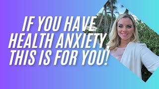 If you have health ANXIETY this is for you [upl. by Aggie]