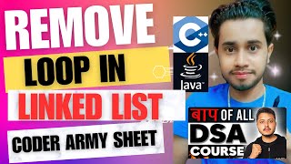 Remove loop in Linked List  How to Remove Loop from Linked List  Coder Army Sheet  Code Circle [upl. by Rape]