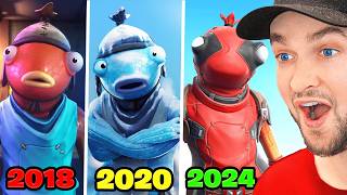 Evolution of Fishstick in All Fortnite Trailers amp Cutscenes [upl. by Danaher]