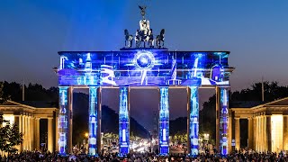 Brandenburger Tor  Stromnetz  FESTIVAL OF LIGHTS 2021  FULL SHOW [upl. by Enilrae]