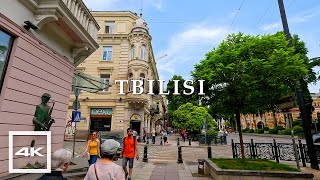 Tbilisi city center ⛅ Walking tour summer 2023  4K HDR [upl. by Savvas555]