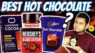 Finding BEST HOT CHOCOLATE Powder In INDIA  Cadbury Hot Chocolate Review  TAE [upl. by Maurreen]