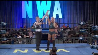 NWA 73  Kamille Defeats Chelsea Green  NWA World Womens Title Match [upl. by Violante]