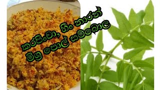 curry leaves citrus reticulata with healthy coconut sambole [upl. by Inahpit]