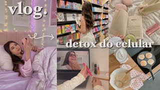 um dia sem celular detox vivendo a vida real auto cuidado 💐🌟 [upl. by Karlow]