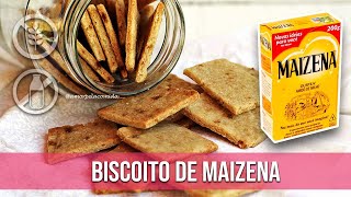 COMO FAZER BISCOITO DE MAIZENA SEM LEITE CONDENSADO  Melhor biscoito de maizena e fácil de fazer [upl. by Sternick948]