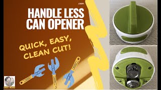 Joseph Can Opener  How to open a can quickly easily and clean cut [upl. by Adamo]