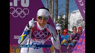 2014 OS Sotji Längdskidor 10 km K Damer [upl. by Surtimed]