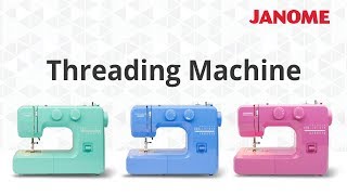 Threading the Janome Sewing Machine [upl. by Buckler]