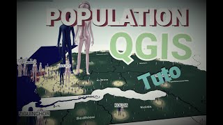 Comment faire une Carte de Population avec QGIS [upl. by Airenahs]