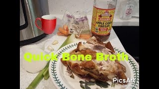 2 minute prep bone broth [upl. by Lamaj]