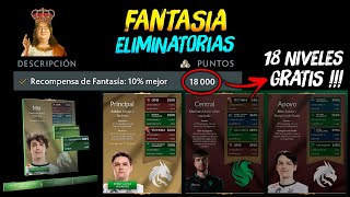 FANTASIA ELIMINATORIAS ► Guía de Emblemas Títulos y Jugadores 18 niveles GRATIS  😍  Dota 2 [upl. by Barbaraanne484]