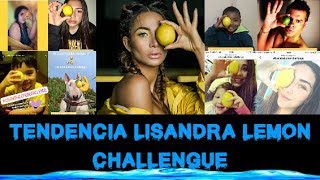 LISANDRA HACE UN CONCURSO CON LA TENDENCIA LISANDRALEMONCHALLENGE EN REDES SOCIALES [upl. by Otreblig]