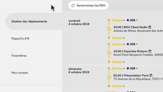 Gestion automatique des indemnités kilométriques  IZIKA 30 [upl. by Norrad]