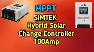 Simtek MPPT hybrid solar charger controller 100amp furqanelectronics [upl. by Anneres879]