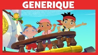 Générique de Jake et les Pirates du Pays Imaginaire  Disney Junior [upl. by Eitac]