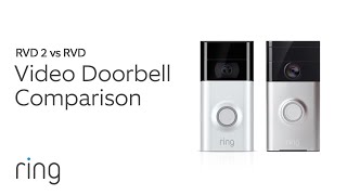 Ring Video Doorbell 2 vs Ring Video Doorbell Comparison Video  Ring [upl. by Enirehtacyram]