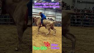 Quitan invicto toro g63 bullrider bullrider bullriders jinetes bullrider toros jaripeo rode [upl. by Cristine]