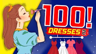 Hundred Dresses part 2 class 10 animation in Hindi English 2023 [upl. by Devina26]