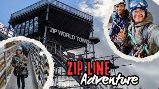 I Tried The Worlds Fastest Seated Zipline [upl. by Acalia]