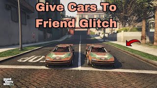 GTA 5 Online Give Cars To Friends Glitch Still Working Recive All Vehicles PS4Ps5Xbox ps5 [upl. by Holli616]