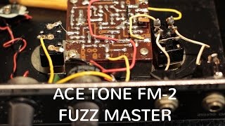 The greatest Fuzz pedal ever Vintage Ace Tone Fuzz Master RolandBoss [upl. by Eniretac]