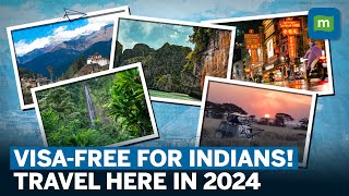 Top 5 VisaFree Countries To Travel From India  Budget Travel In 2024 [upl. by Onabru]