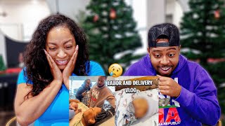 Reacting to Our Labor and Delivery Vlog  Reliving the Birth of Our Son [upl. by Gilboa]