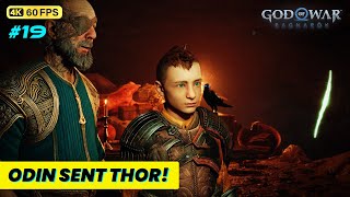 Odin sent Thor with Atreus  God of War Ragnarok  PC Gameplay Part 19 [upl. by Ahseei]