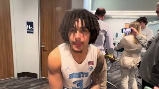 UNC Basketball Elliot Cadeau PostAmerican Interview [upl. by Chadbourne462]