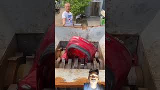 shredder satisfying industrialshredder tools metalshredder diy machine restoration auto [upl. by Mahan559]