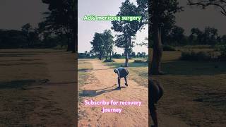 Acl and Meniscus surgery figure of 8 runaclrecovery meniscustear kneeinjury agility plyometrics [upl. by Egedan364]