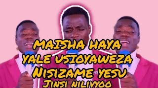 MAISHA HAYAYALE USIO YAWEZAJINSI NILIVYO NISIZAME YESUYESU NIPE FUNGUO WORSHIP MIX 2024 [upl. by Adaline]