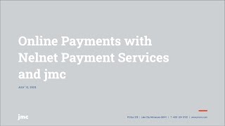 Online Payments with Nelnet Payment Services and jmc [upl. by Rocker]