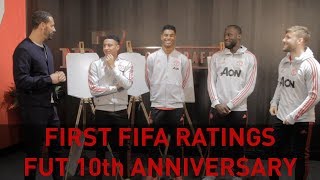 FIFA RATINGS w Lingard Lukaku Rashford amp Shaw FUT 10th Birthday Special [upl. by Diamante]