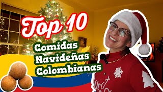 TOP 10 Comidas de navidad en Colombia  Cena de Navidad facil  Los Mejores Platos para la Navidad [upl. by Adlemy237]